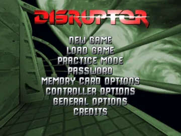 Disruptor (US) screen shot title